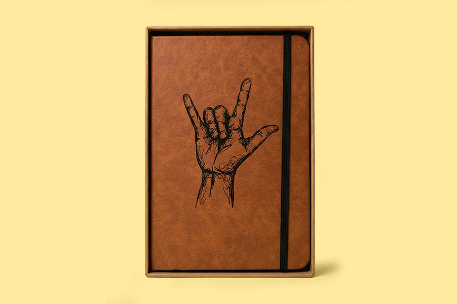 Estuche con tapa y base